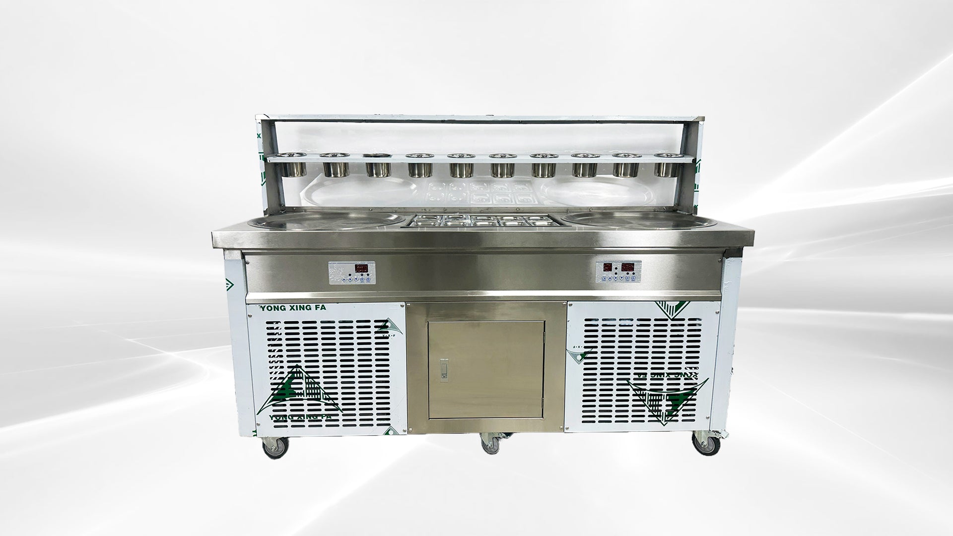 NSF two pan fried ice cream roll machine KO2000P-72