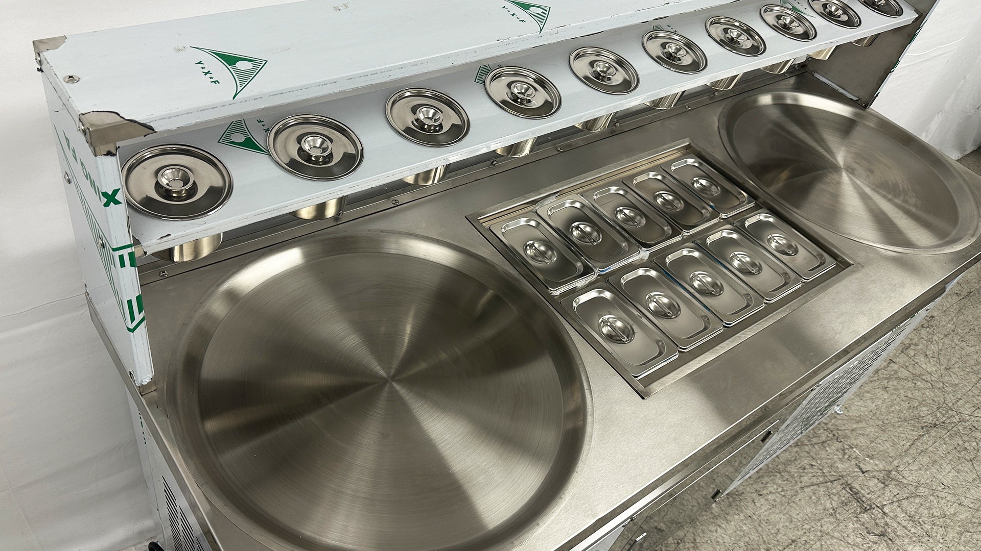 NSF two pan fried ice cream roll machine KO2000P-72