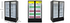 NSF 39 ins Commercial Merchandising door cooler LC-600