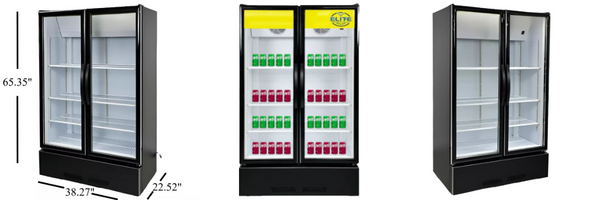 NSF 39 ins Commercial Merchandising door cooler LC-600 – Elite
