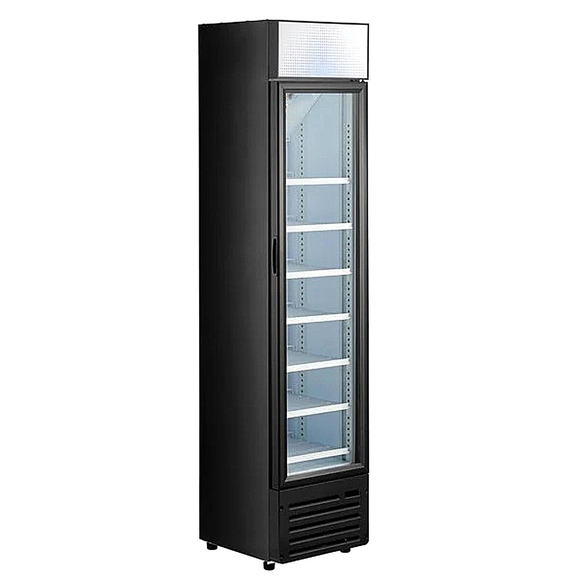 SC105B NSF Commercial Narrow glass door refrigerator