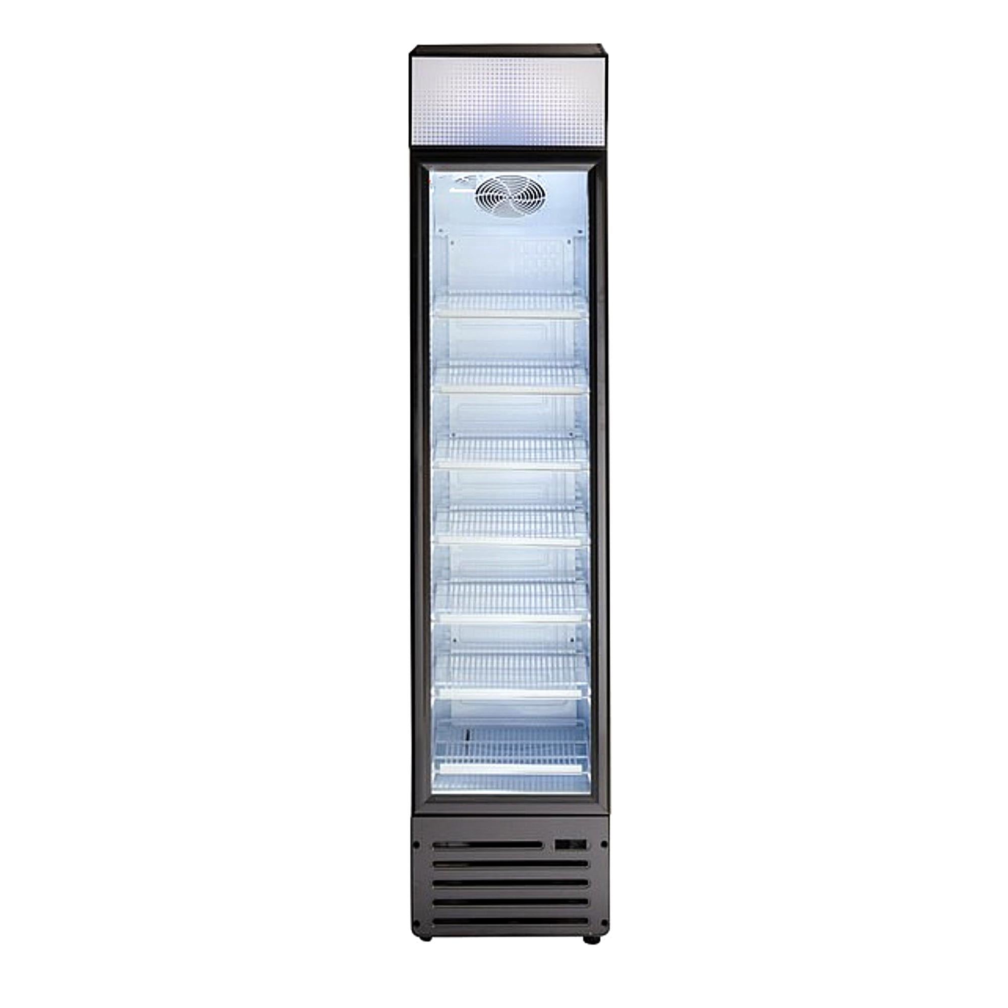 SC105B NSF Commercial Narrow glass door refrigerator