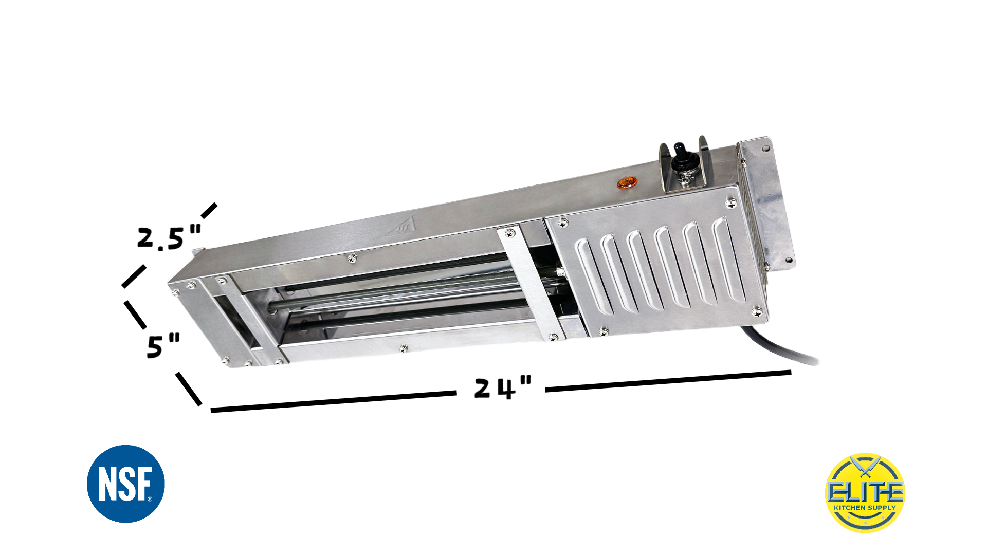 NSF 24-Inch Electric Strip Heater Food Warmer SW24