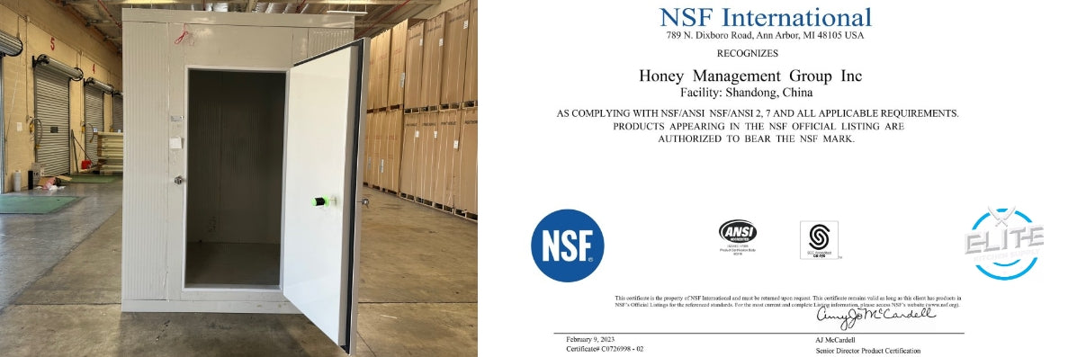 NSF walk in cooler condensing Refrigeration System 2HP