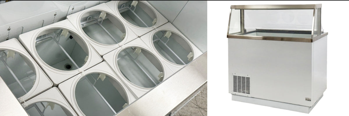 NSF 47 ins Gelato Ice Cream Cabinet Freezer DPC 46HC