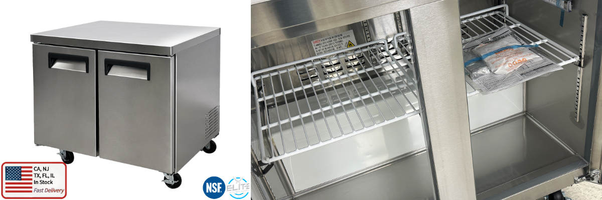NSF Commercial 36 inches Undercounter Freezer UUC-36F