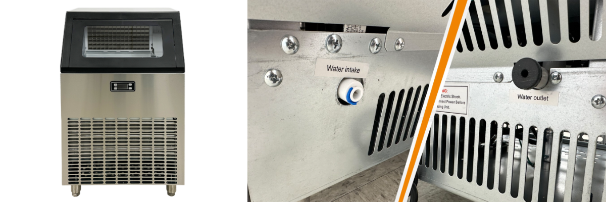 HZB-120F NSF 264 lb restaurant ice maker machine