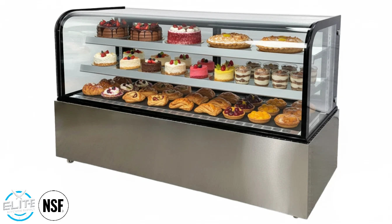 Refrigerated bakery refrigerator case NSF 72 in CW-570R