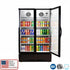 NSF 39 ins Commercial Merchandising door cooler LC-600
