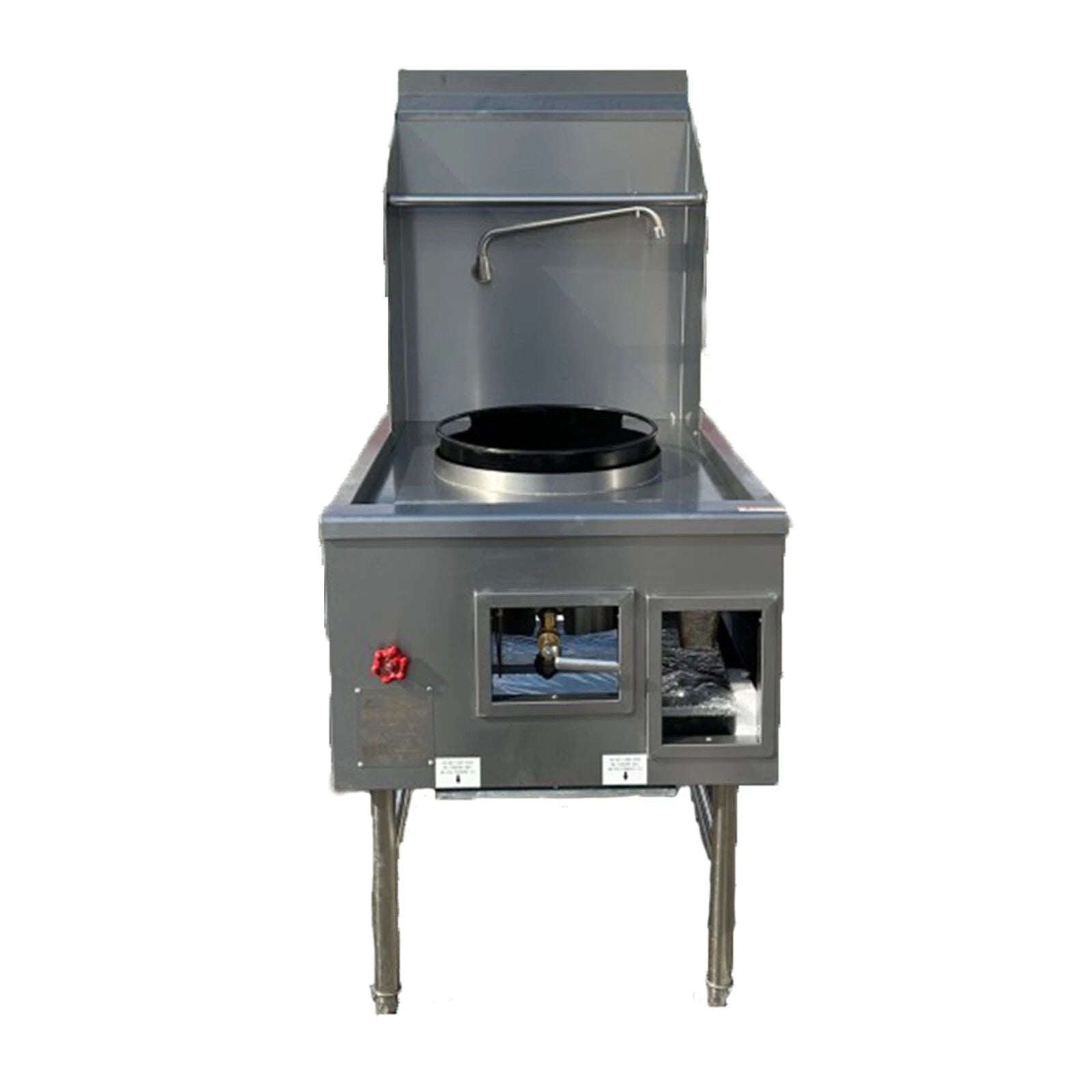 NSF 13 in 1 hole Chinese Wok Range With waterfall Natural gas