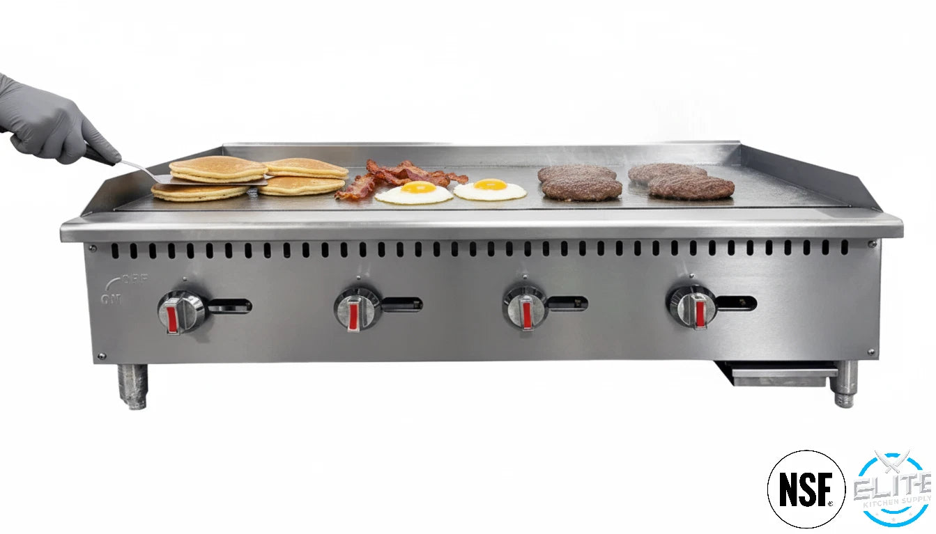 NSF Commercial Electric Countertop Griddle Flat Top Grill EG48