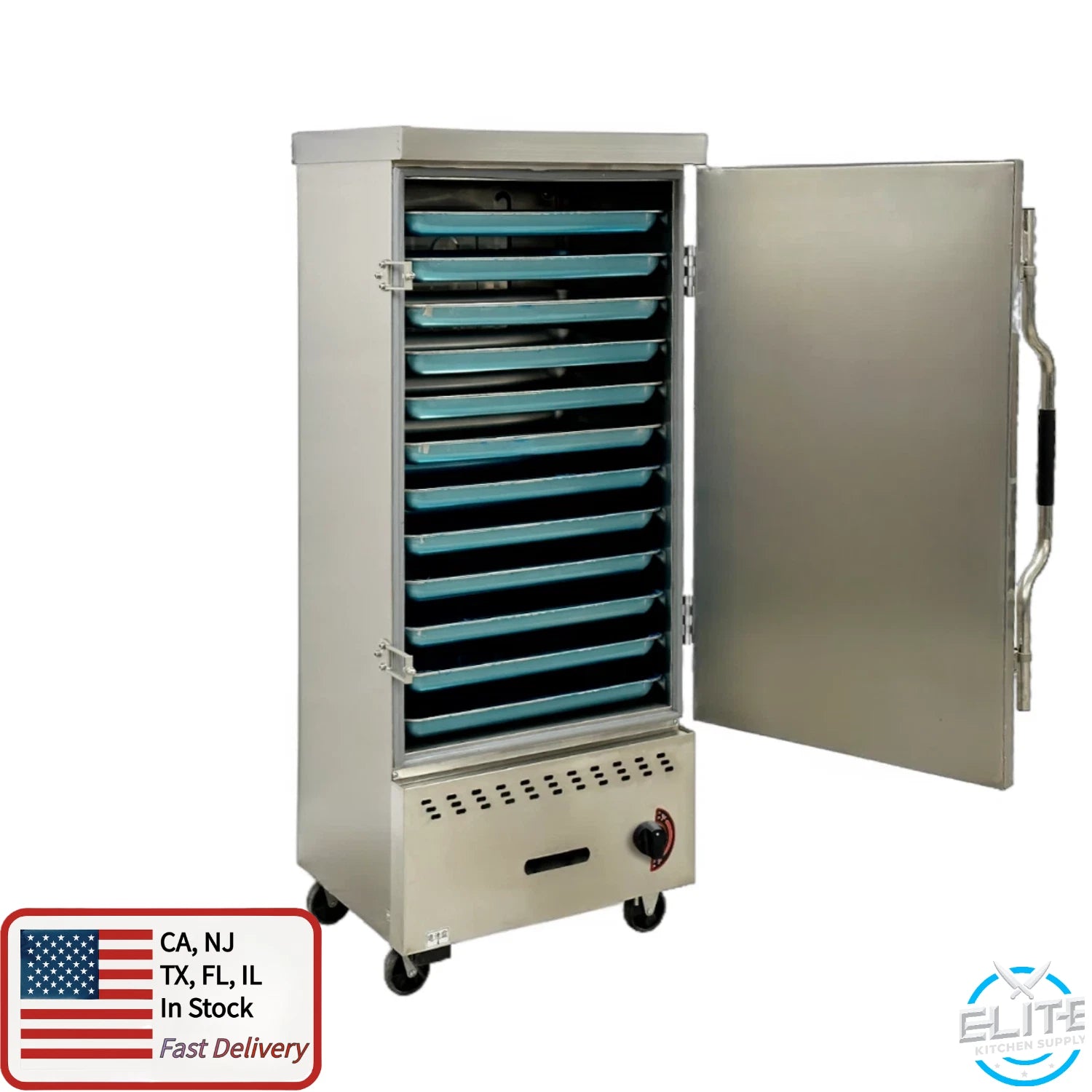 12 pan seafood Steam Cooking Cabinet gas propane C13