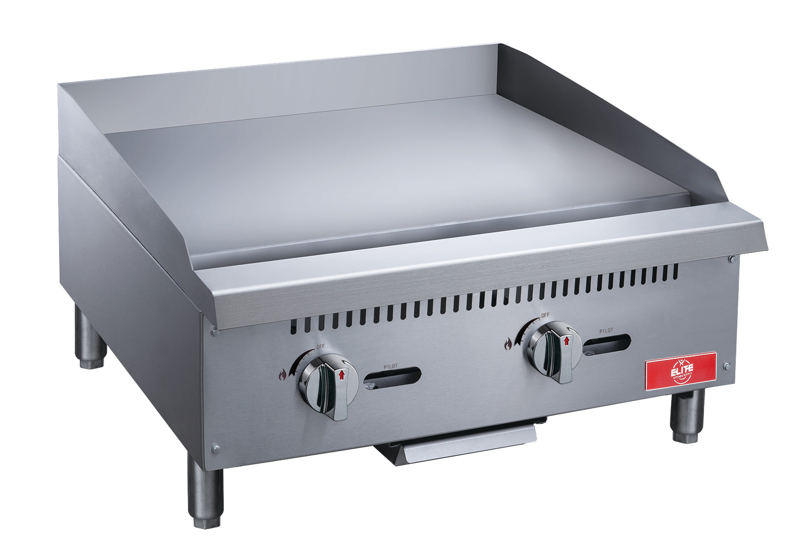 ECGM24 24 in. 2-Burner Commercial Griddle