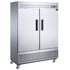 E60F 2-Door Reach-in Commercial Freezer