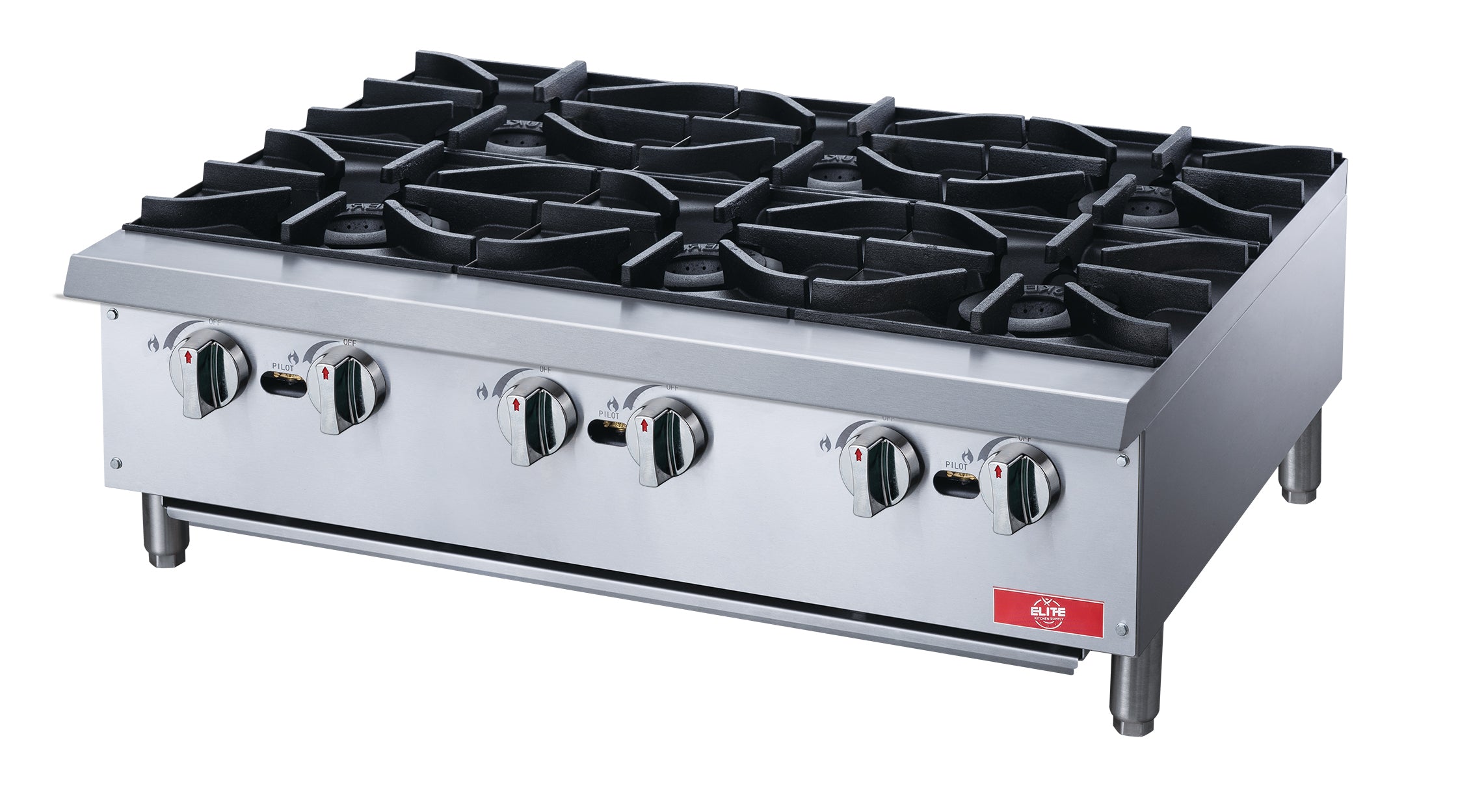 ECHPA36 36 in. 6-Burner Hot Plate